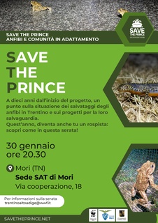 SAVE THE PRINCE: ANFIBI E COMUNITÀ IN ADATTAMENTO