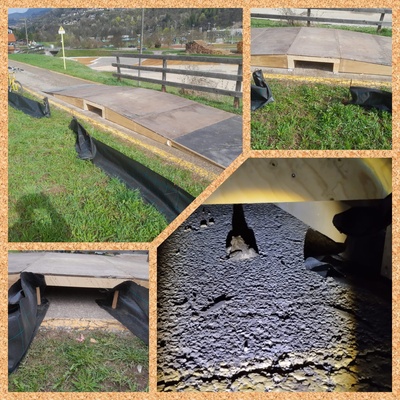 Un sottopasso  alternativo a Lago di Tesero