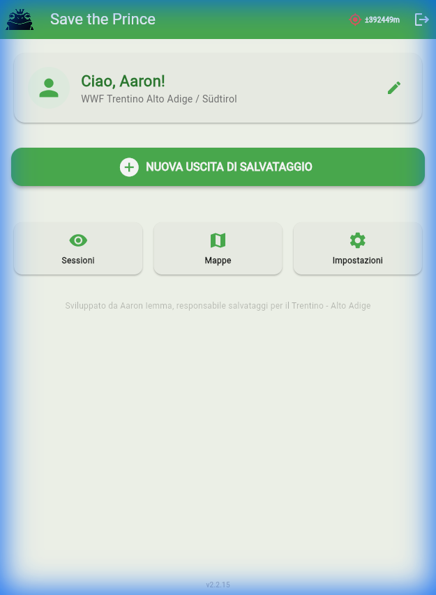 Save the Prince App Home